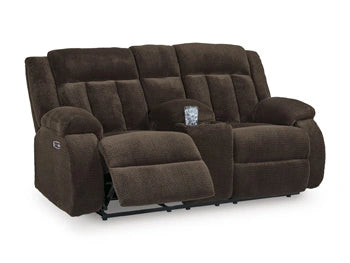 Observation Power Reclining Loveseat with Console - Dream Home Furniture & Mattress (Waite Park, MN)