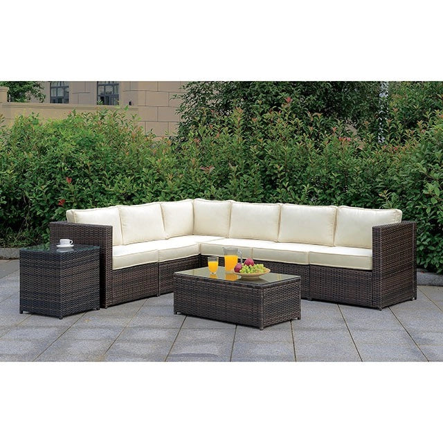 Ilona Brown/Beige End Table - Dream Home Furniture & Mattress (Waite Park, MN)