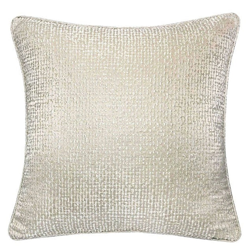 Leyla Silver 20" X 20" Pillow, Silver - Dream Home Furniture & Mattress (Waite Park, MN)