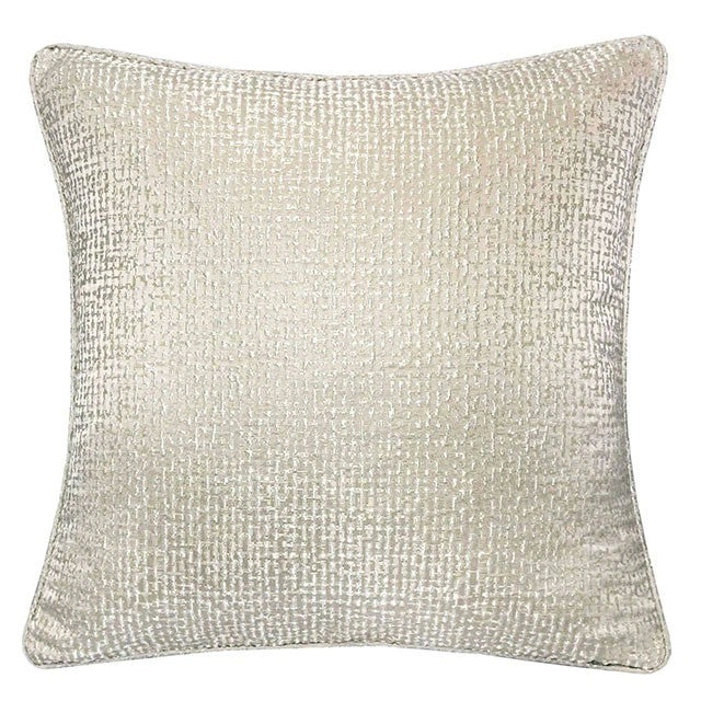 Leyla Silver 20" X 20" Pillow, Silver - Dream Home Furniture & Mattress (Waite Park, MN)
