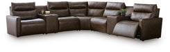 ModZ Power Reclining Sectional with Audio Consoles - Dream Home Furniture & Mattress (Waite Park, MN)