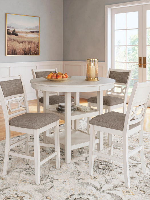 Erinberg Counter Height Dining Table and 4 Barstools (Set of 5) - Dream Home Furniture & Mattress (Waite Park, MN)