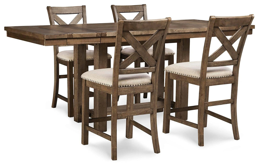 Moriville Counter Height Dining Set - Dream Home Furniture & Mattress (Waite Park, MN)