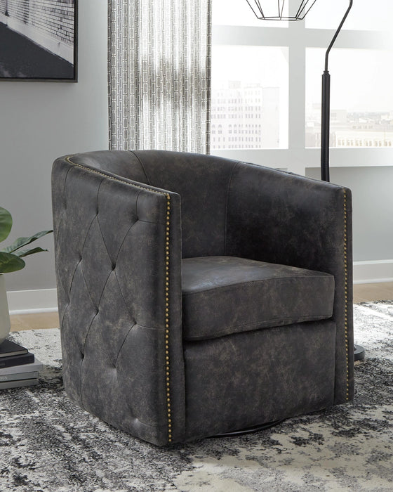Brentlow Swivel Accent Chair - Dream Home Furniture & Mattress (Waite Park, MN)