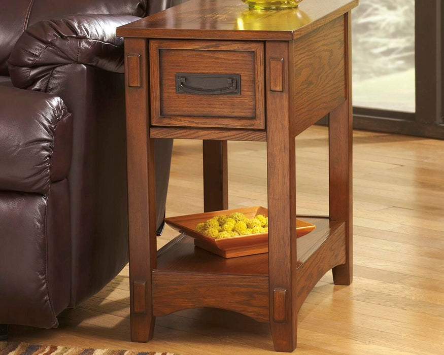 Breegin Chairside End Table - Dream Home Furniture & Mattress (Waite Park, MN)