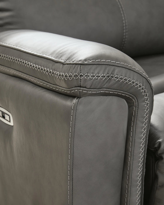 Bleckley Power Reclining Sectional - Dream Home Furniture & Mattress (Waite Park, MN)