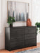 Hollivern Dresser and Mirror - Dream Home Furniture & Mattress (Waite Park, MN)