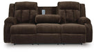Observation Power Reclining Sofa with Drop Down Table - Dream Home Furniture & Mattress (Waite Park, MN)