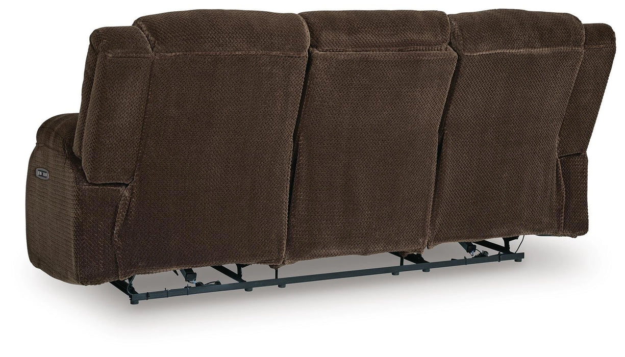 Observation Power Reclining Sofa with Drop Down Table - Dream Home Furniture & Mattress (Waite Park, MN)