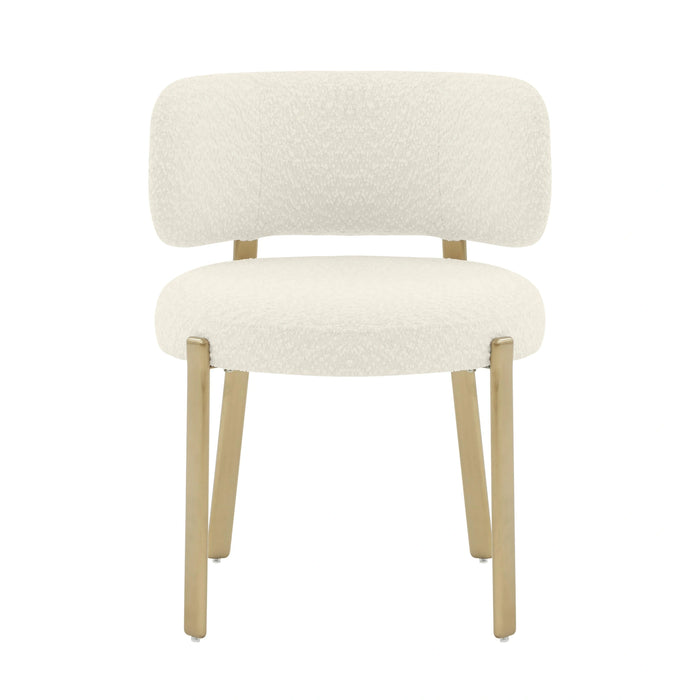 Margaret Cream Performance Linen Dining Chair