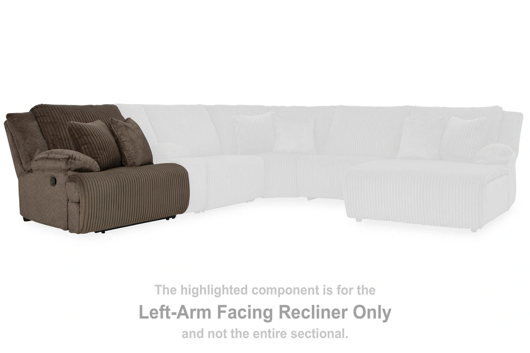 Top Tier Reclining Sofa Chaise Sectional - Dream Home Furniture & Mattress (Waite Park, MN)