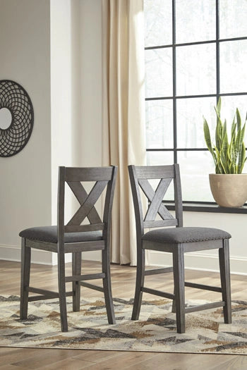 Caitbrook Counter Height Upholstered Bar Stool - Dream Home Furniture & Mattress (Waite Park, MN)