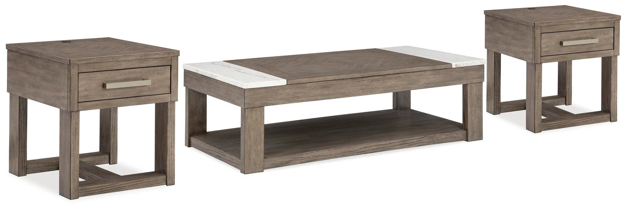 Loyaska Occasional Table Set - Dream Home Furniture & Mattress (Waite Park, MN)