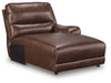 DeepWakes Power Reclining Sectional with Chaise - Dream Home Furniture & Mattress (Waite Park, MN)