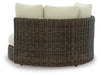 Kimora Outdoor Swivel Lounge Chair with Cushion - Dream Home Furniture & Mattress (Waite Park, MN)