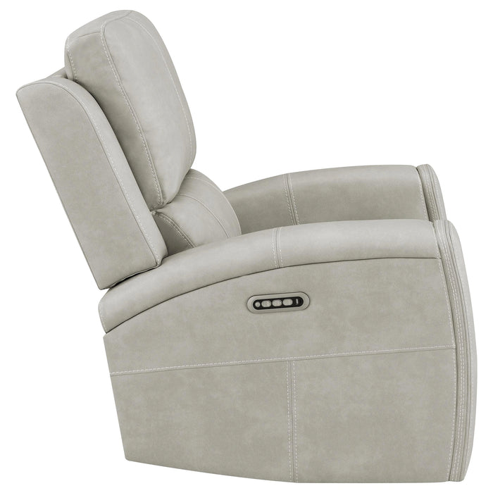 Brickston Triple Power Swivel Glider Recliner - Dream Home Furniture & Mattress (Waite Park, MN)