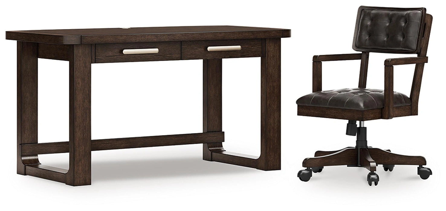 Breckington Home Office Set - Dream Home Furniture & Mattress (Waite Park, MN)