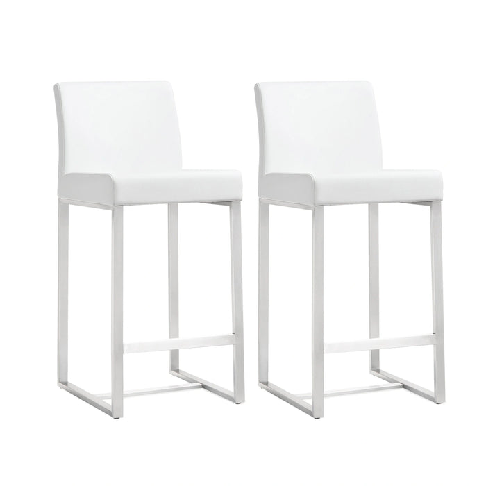 Denmark Performance Vegan Leather Stool - Set of 2
