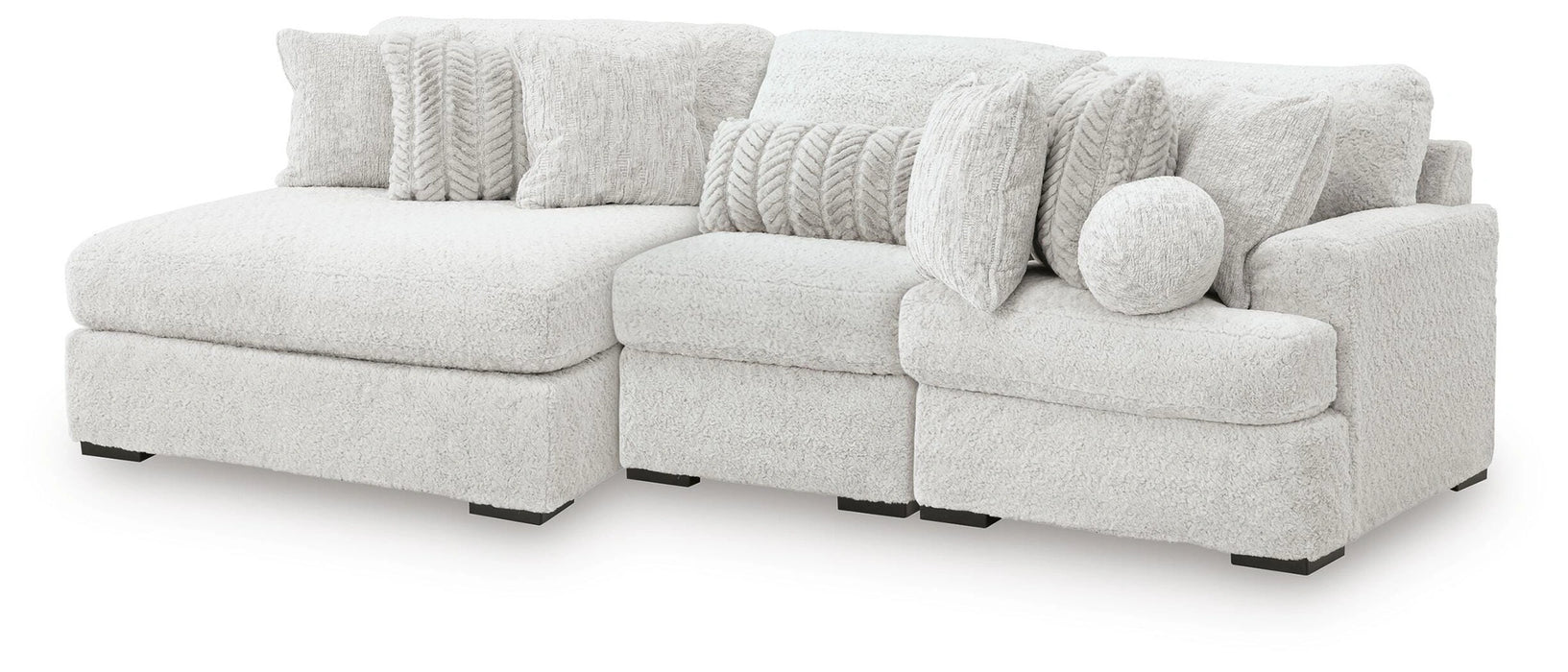 Cuddle Plush Sectional with Chaise - Dream Home Furniture & Mattress (Waite Park, MN)