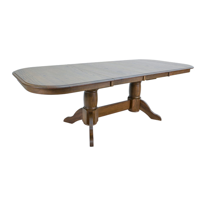Colonial Oak Trestle Table - Dream Home Furniture & Mattress (Waite Park, MN)