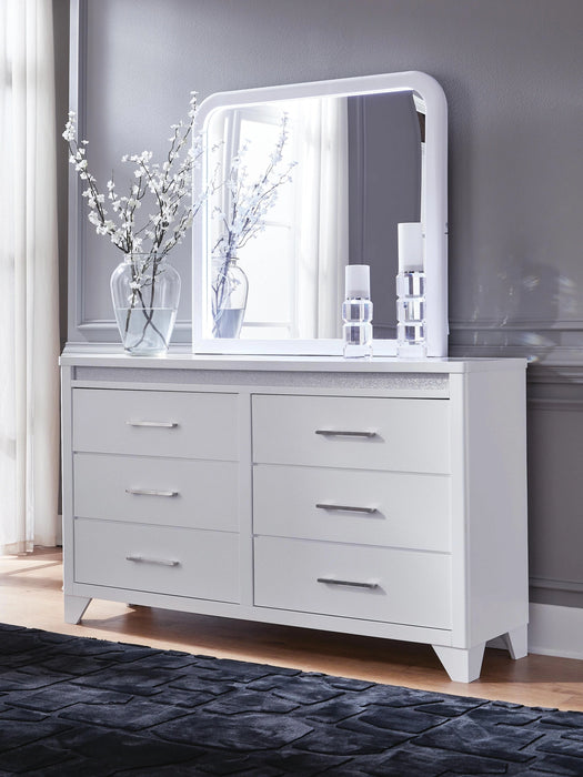 Jarlee Dresser and Mirror - Dream Home Furniture & Mattress (Waite Park, MN)