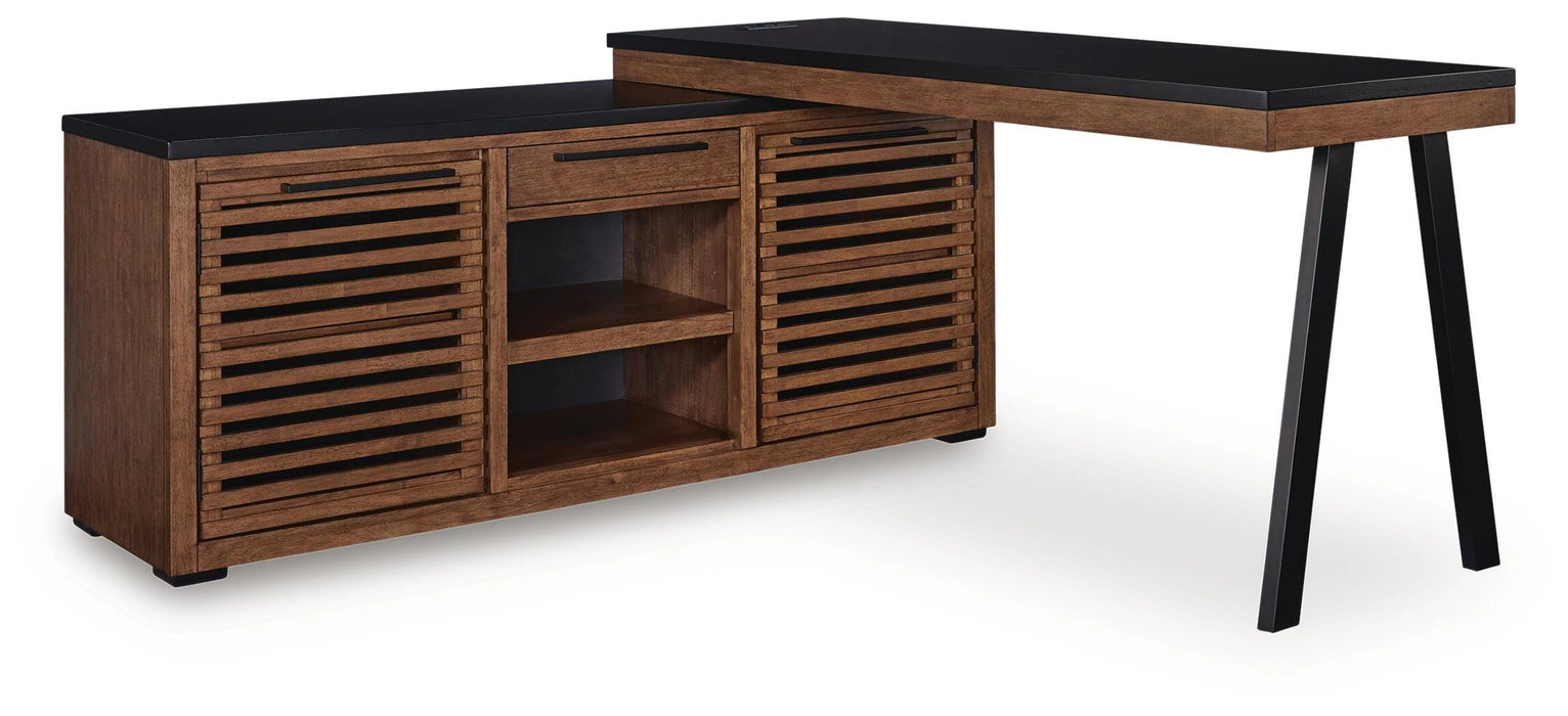 Kallari Credenza with Desk Return - Dream Home Furniture & Mattress (Waite Park, MN)