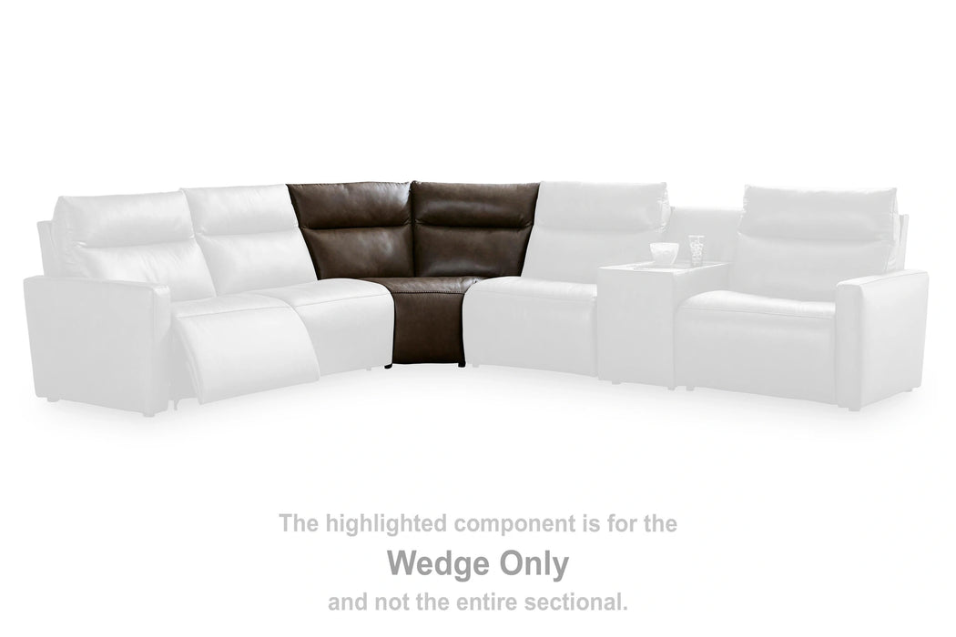 ModZ Power Reclining Sectional with Audio Consoles - Dream Home Furniture & Mattress (Waite Park, MN)