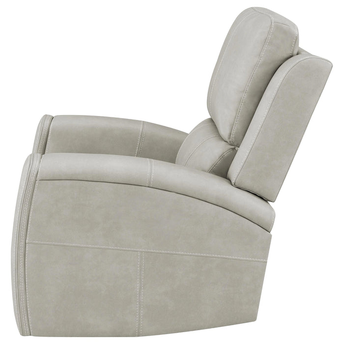 Brickston Triple Power Swivel Glider Recliner - Dream Home Furniture & Mattress (Waite Park, MN)