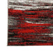Sivas Area Rug Black and Red - Dream Home Furniture & Mattress (Waite Park, MN)
