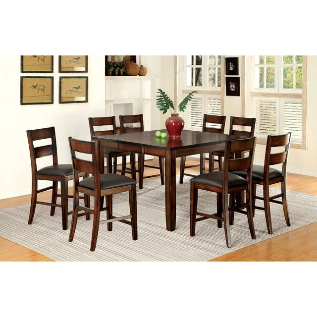 DICKINSON II Dark Cherry Counter Ht. Chair (2/CTN) - Dream Home Furniture & Mattress (Waite Park, MN)