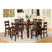 DICKINSON II Dark Cherry Counter Ht. Chair (2/CTN) - Dream Home Furniture & Mattress (Waite Park, MN)
