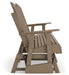 Hyland wave Outdoor Glider Loveseat - Dream Home Furniture & Mattress (Waite Park, MN)