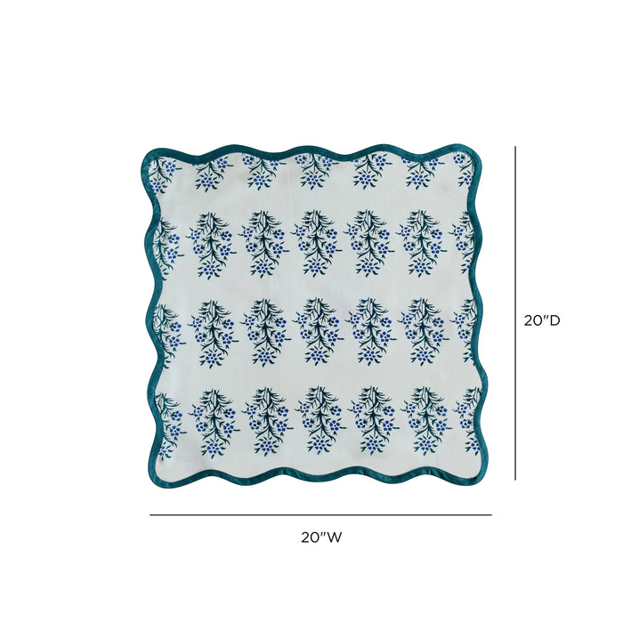 Crissy Cotton Canvas Printed Napkins - Set of 4