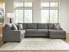 Clarington Sectional with Chaise - Dream Home Furniture & Mattress (Waite Park, MN)