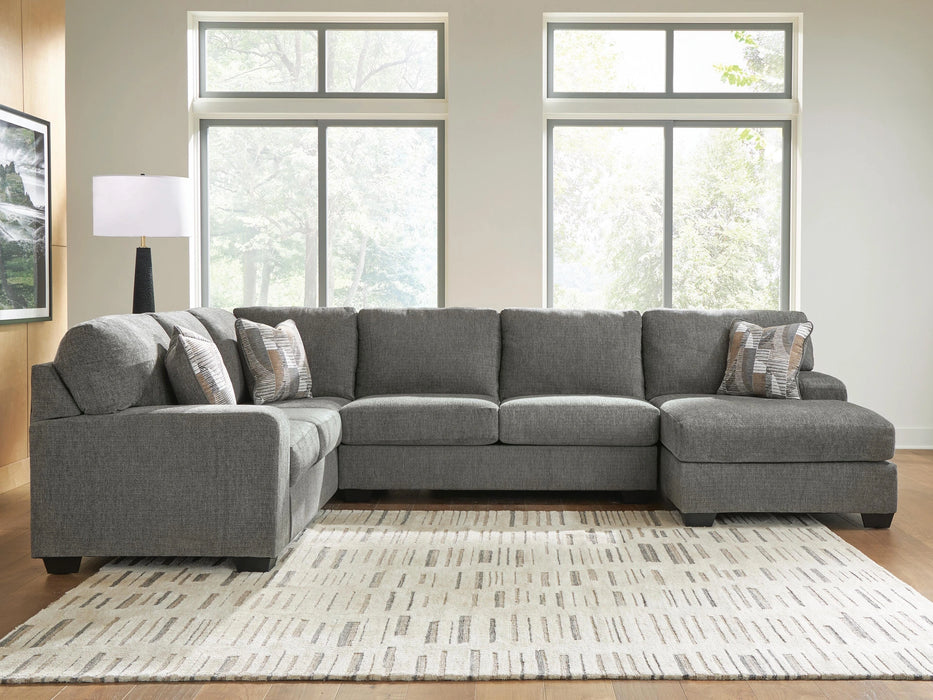 Clarington Sleeper Sectional with Chaise - Dream Home Furniture & Mattress (Waite Park, MN)
