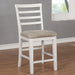 Kiana White Counter Ht. Side Chair (2/CTN) - Dream Home Furniture & Mattress (Waite Park, MN)