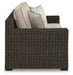 Coastline Bay Outdoor Loveseat with Cushion - Dream Home Furniture & Mattress (Waite Park, MN)