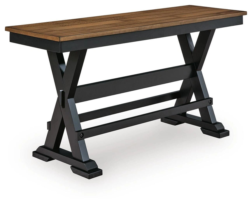 Wildenauer 48" Counter Height Bench - Dream Home Furniture & Mattress (Waite Park, MN)