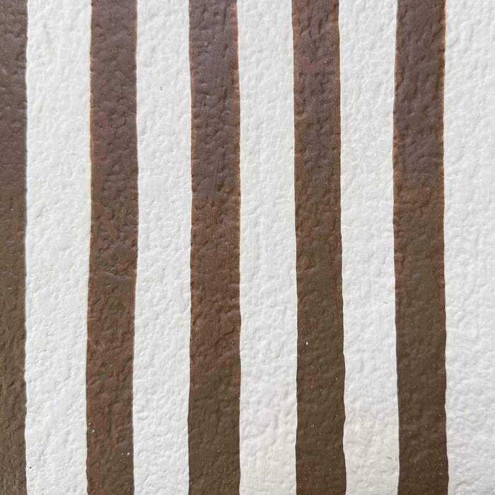 Maiori Striped Papier Mache Table Lamp