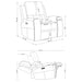 Brickston Triple Power Swivel Glider Recliner - Dream Home Furniture & Mattress (Waite Park, MN)