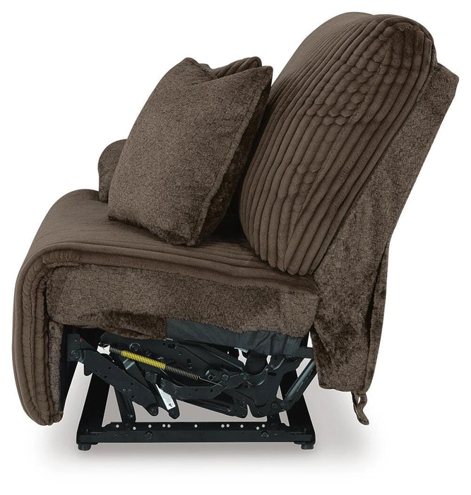 Top Tier Reclining Sofa Chaise Sectional - Dream Home Furniture & Mattress (Waite Park, MN)