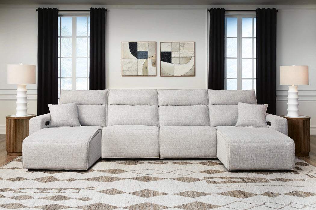 Modmax II Reclining Sectional with Double Chaise - Dream Home Furniture & Mattress (Waite Park, MN)