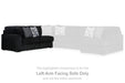 Midnight-Madness Sectional with Chaise - Dream Home Furniture & Mattress (Waite Park, MN)