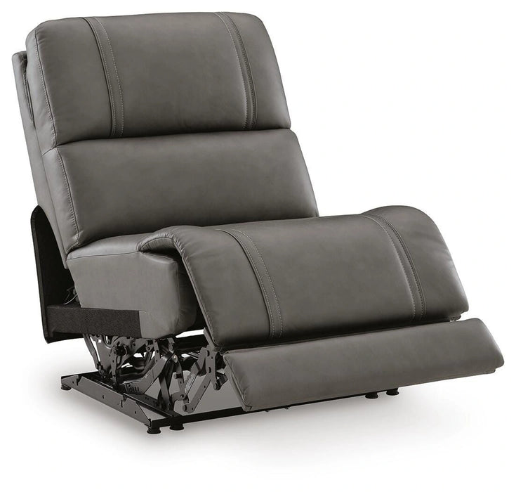 5Z - Pittson Power Reclining Sectional - Dream Home Furniture & Mattress (Waite Park, MN)