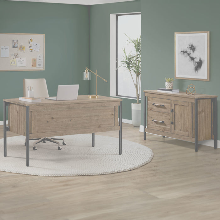 Norcross 60" Half Ped Desk - Dream Home Furniture & Mattress (Waite Park, MN)