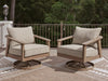 Harmony Headlands Outdoor Swivel Lounge with Cushion - Dream Home Furniture & Mattress (Waite Park, MN)