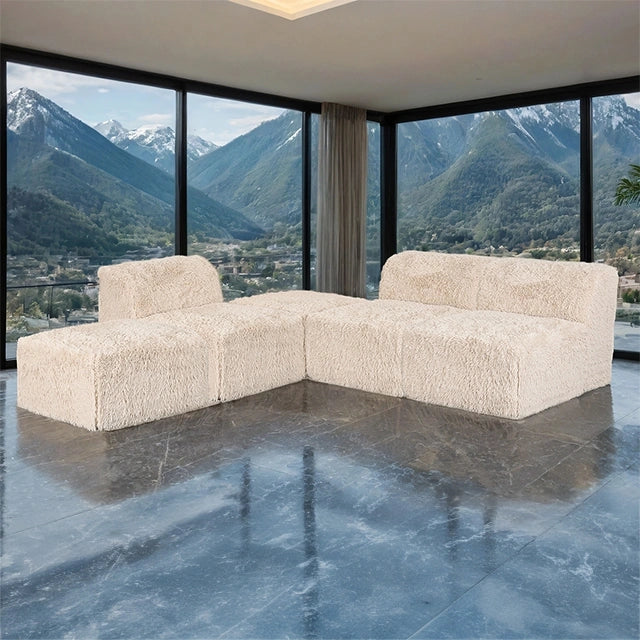 Nappi L-Sectional (Compressed Foam) - Dream Home Furniture & Mattress (Waite Park, MN)