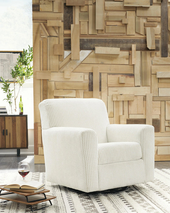 Herstow Swivel Glider Accent Chair - Dream Home Furniture & Mattress (Waite Park, MN)