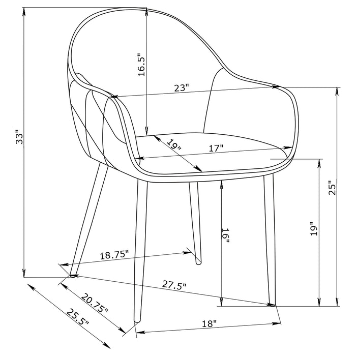 Emma Dining Arm Chair
