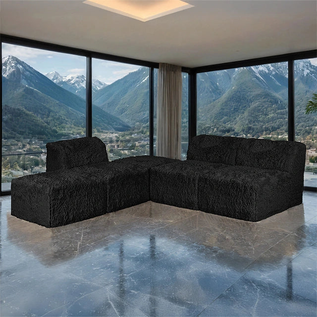 Nappi L-Sectional (Compressed Foam) - Dream Home Furniture & Mattress (Waite Park, MN)